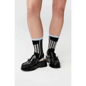 Ganni Retro Slingback Platform Chunky Loafers Women's Black Size US 11 EU 41